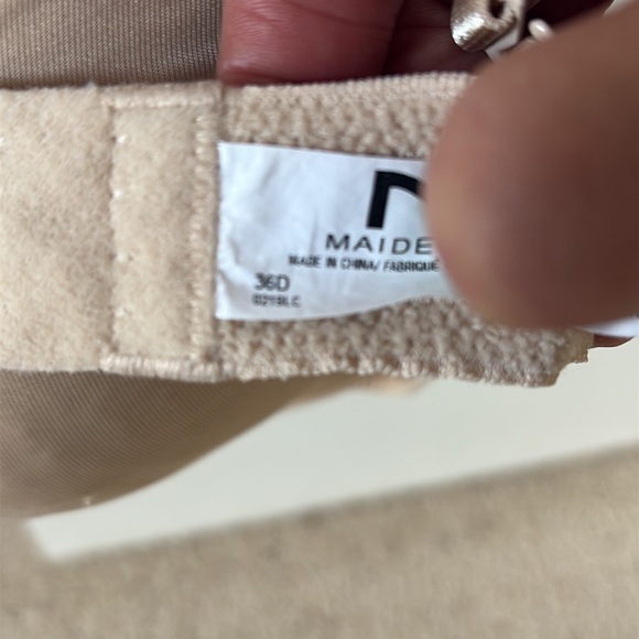 36D Women's Beige Bra Maidenform - Picture 3 of 4